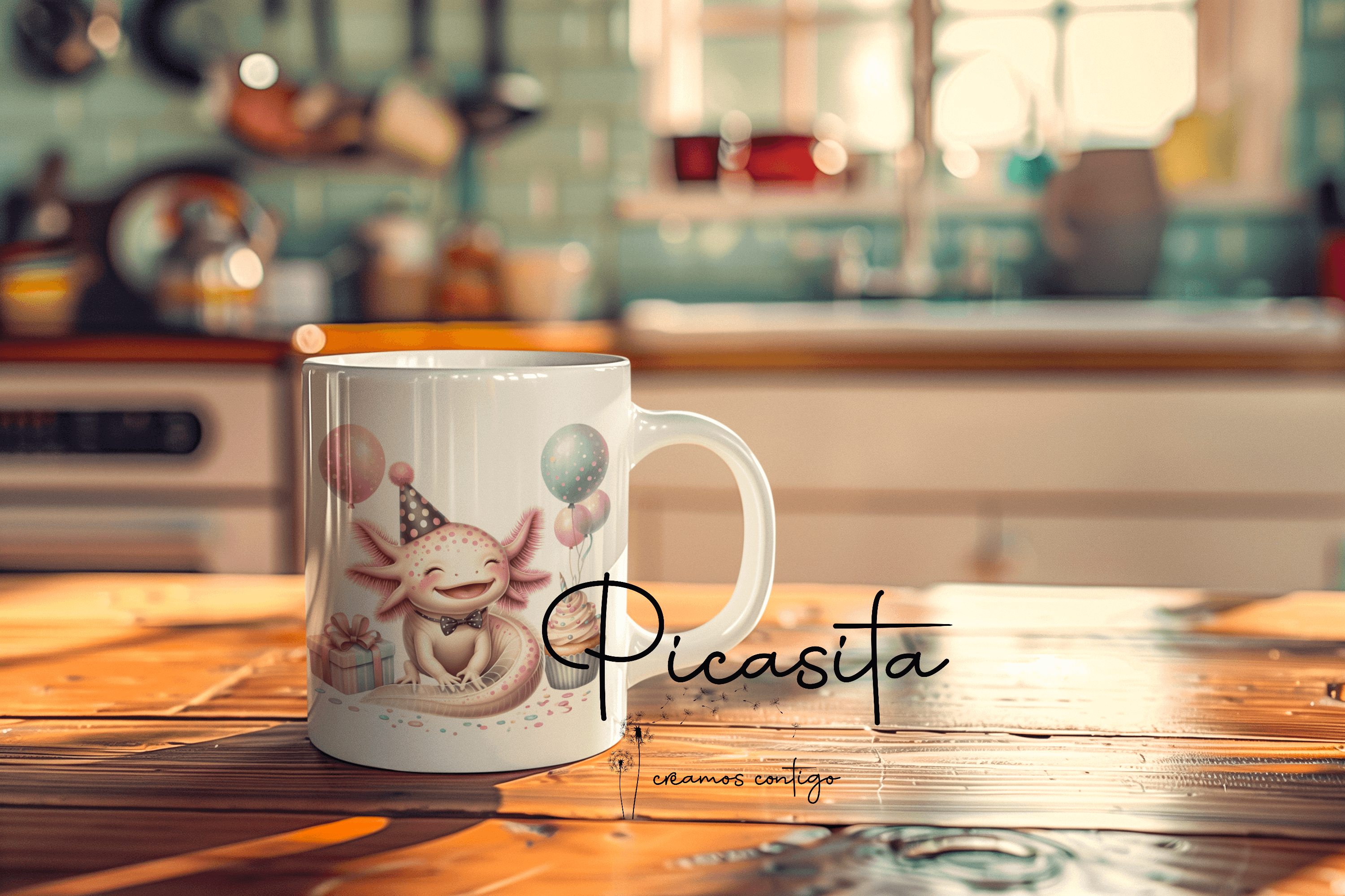 Tasses d'Axolotls
