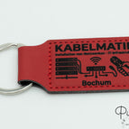 Rectangulaire 50x30 mm / Rouge - Noir