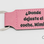 Rectangulaire 50x30 mm / Rose - Noir