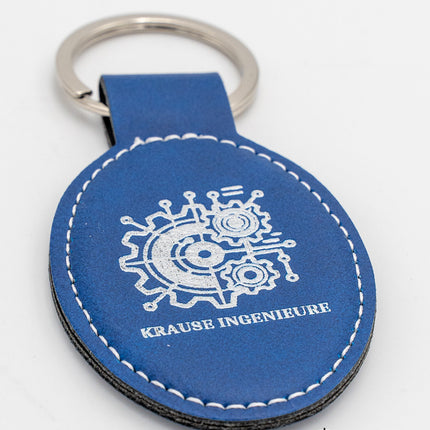 Porte-clés en cuir synthétique personnalisés