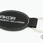 Ovale 58x40 mm / Noir - Argent