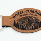 Ovale 58x40 mm / Marron - Noir