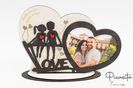 Cadre photo de la Saint-Valentin