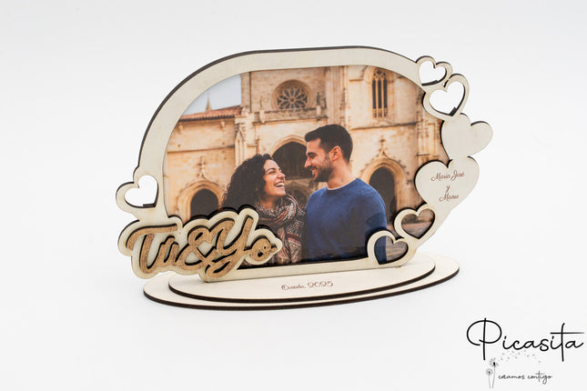 Cadre photo de la Saint-Valentin