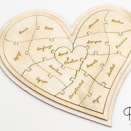 Cadeau de la Saint-Valentin : Puzzle de Mots