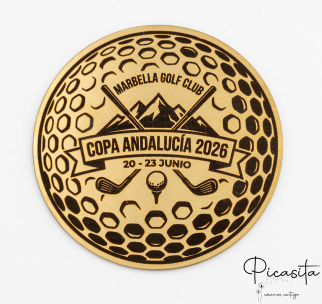 Sous-verres en acier gravés