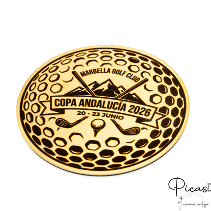 Sous-verres en acier gravés