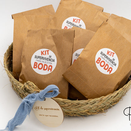 Panier Kit de Survie pour Mariages