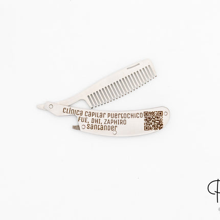 Peigne en métal personnalisé