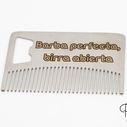 Peigne en métal personnalisé