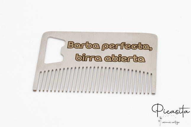 Peigne en métal personnalisé