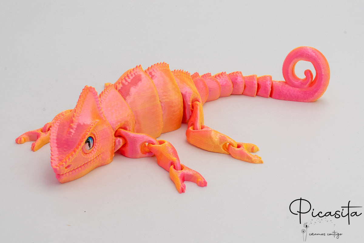 Caméléon imprimé en 3D