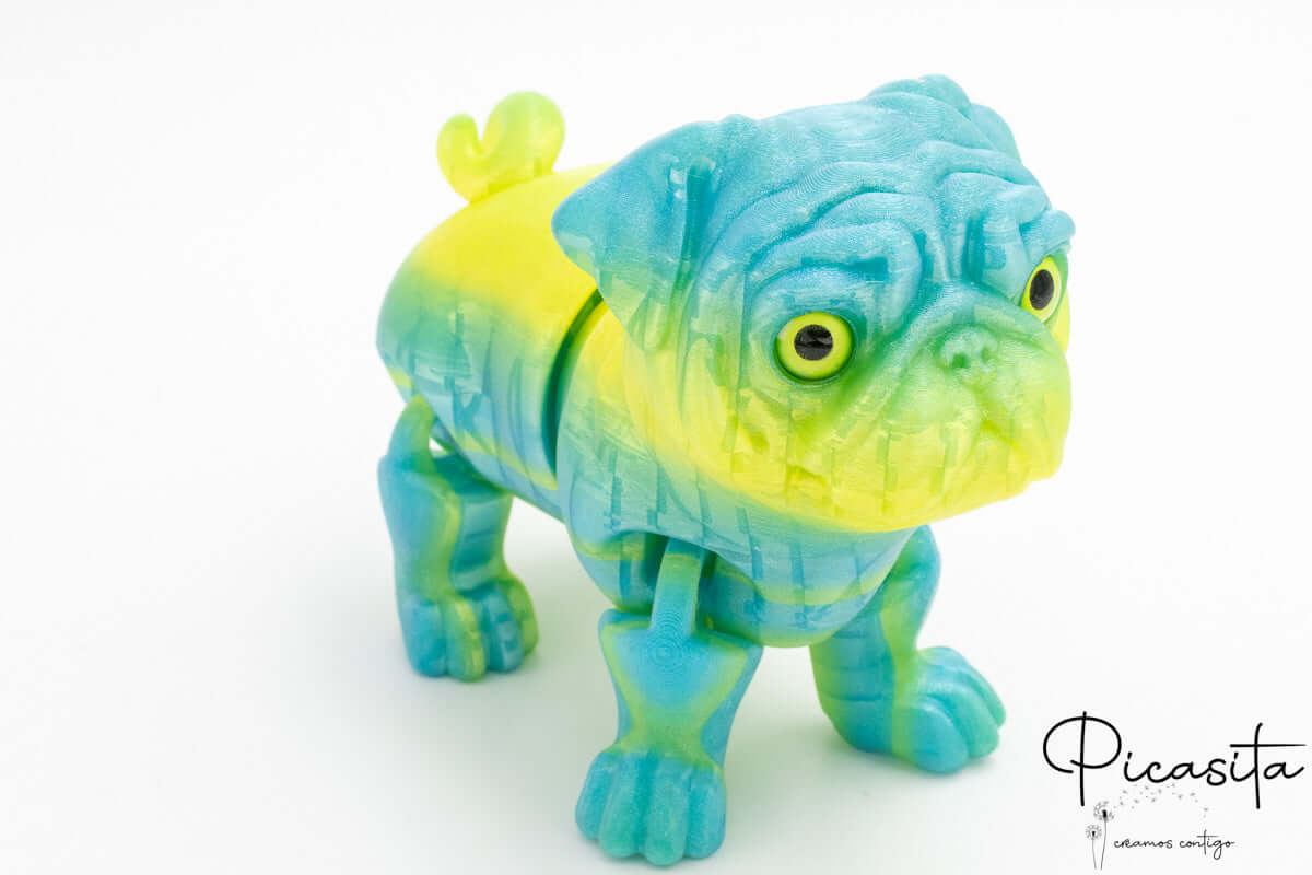 Bouledogue imprimé en 3D