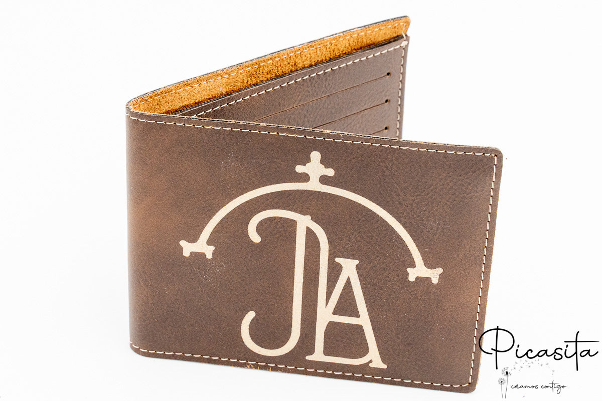 Portefeuille en cuir personnalisé