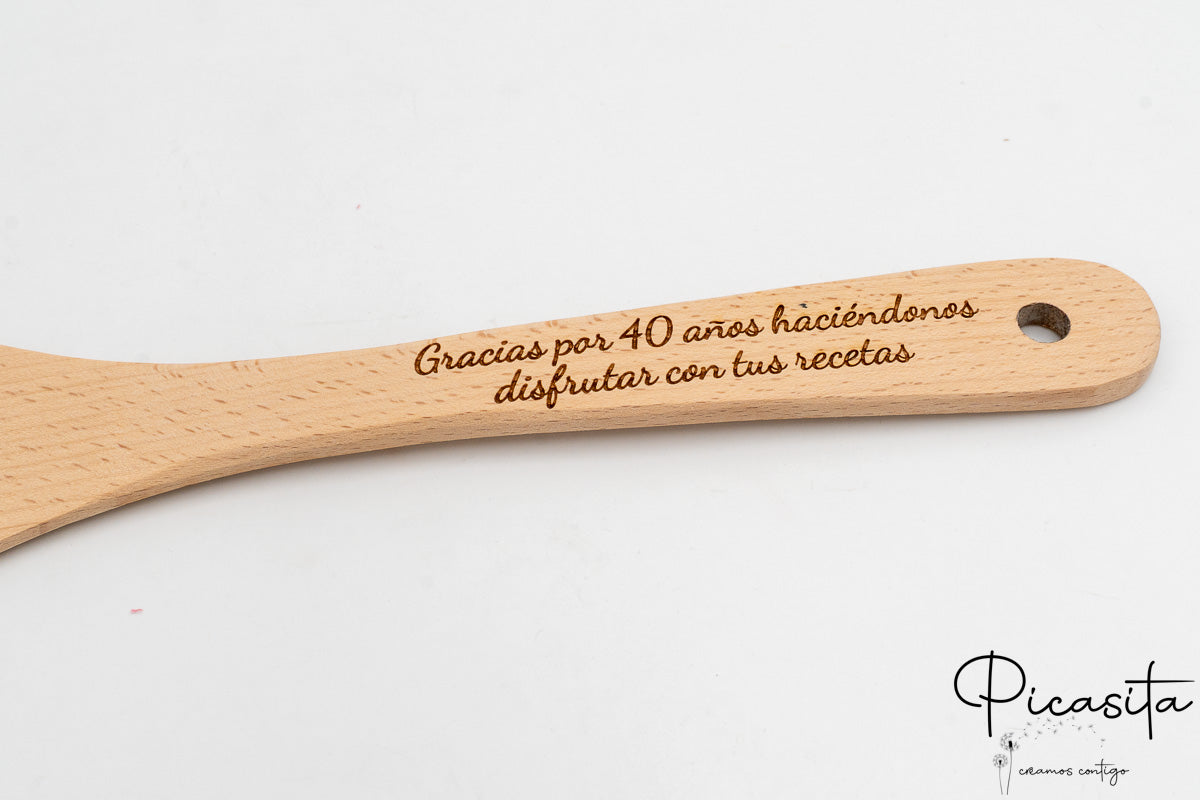 Spatule de cuisine personnalisée