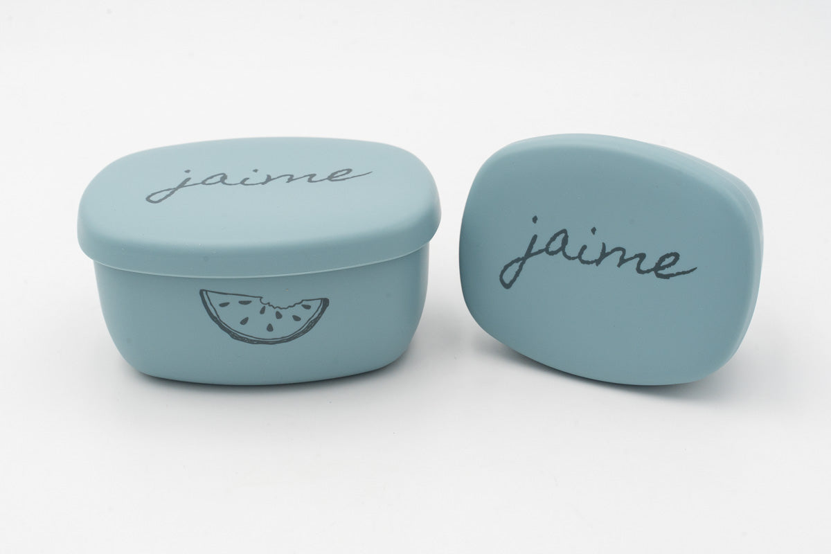 Boîtes en silicone personnalisées petites (2 unités)