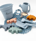 Kit de cubes de plage et animaux en silicone personnalisés