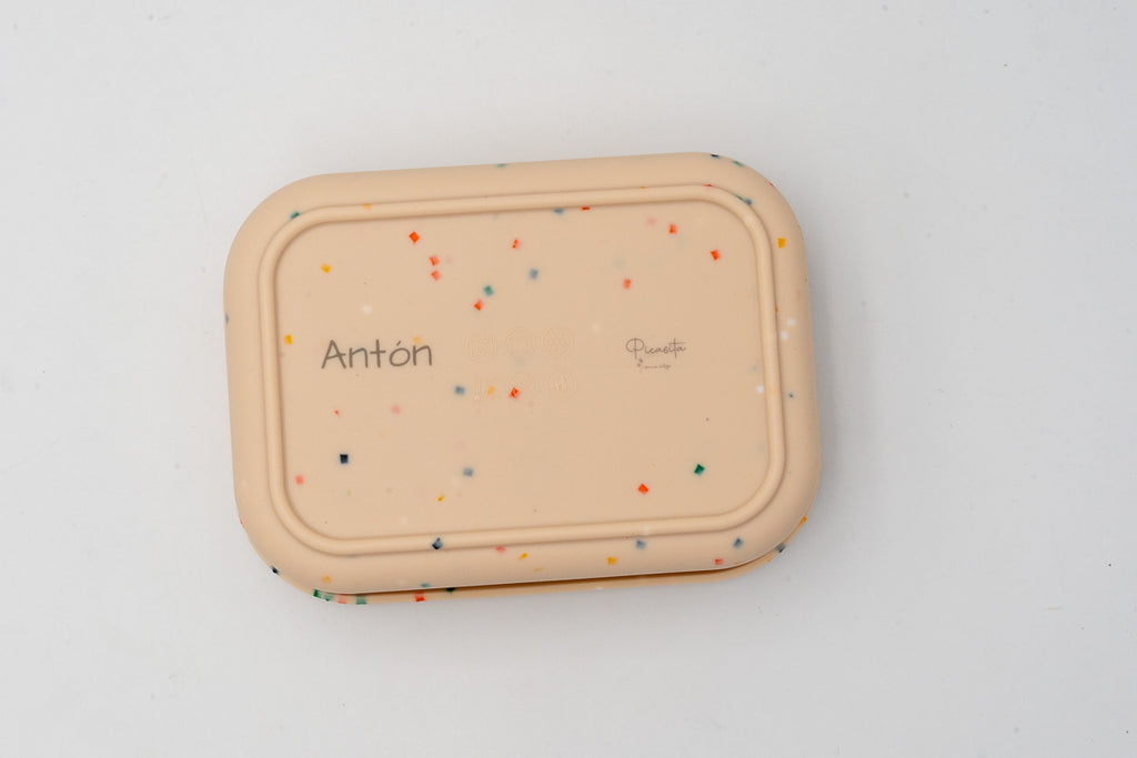 Boîte repas XL en silicone à trois compartiments