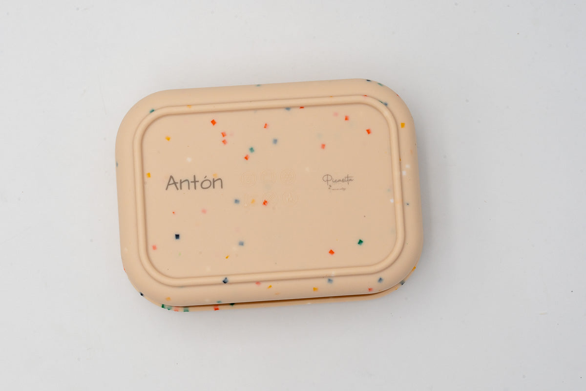 Boîte repas XL en silicone à trois compartiments
