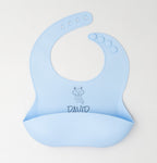 Bavoir en silicone à poche large