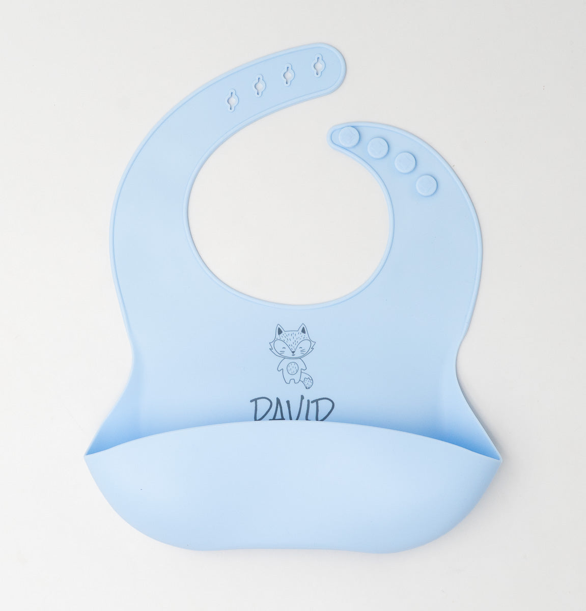 Bavoir en silicone à poche large