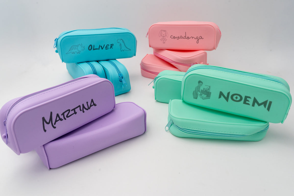 Trousse Scolaire en Silicone Personnalisée