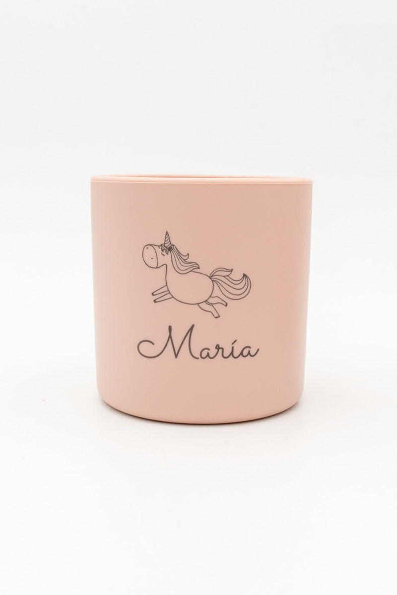 Gobelet enfant en silicone personnalisé