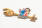 Clé Disney avec prénom personnalisé et personnages de Lilo et Stitch
