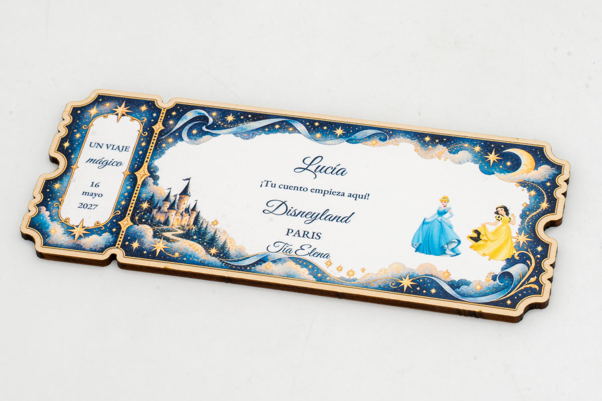 Carte surprise Disneyland Paris personnalisée