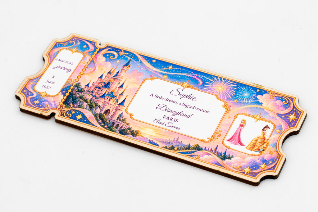 Carte surprise Disneyland Paris personnalisée