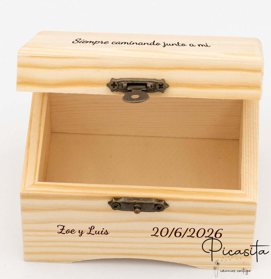 Caja Madera Grabada