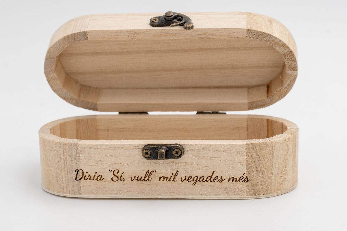 Coffret en Bois Personnalisé pour Mariés