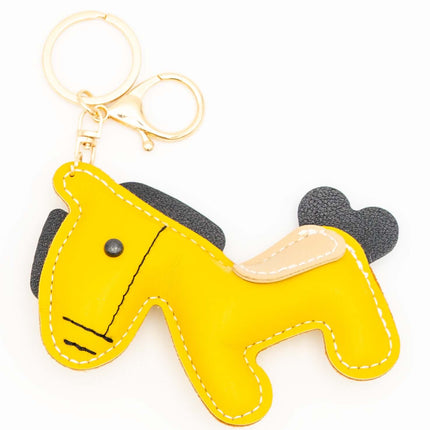 Colgantes para Bolsos de Cuero PU Caballo Amarillo