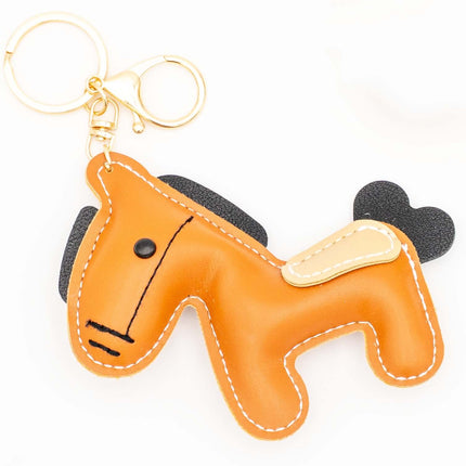 Colgantes para Bolsos de Cuero PU Caballo Naranja