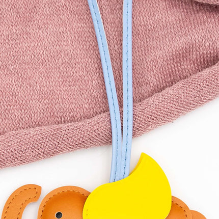 Colgantes para Bolsos de Cuero PU Elefantito Naranja