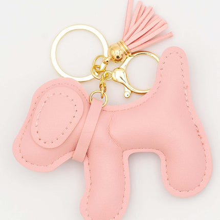 Colgantes para Bolsos de Cuero PU Otros Perros Rosa Claro