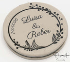 Espejos Personalizados Acero y Cuero PU