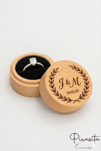 Boîte pour Alliances de Mariage et de Fiançailles