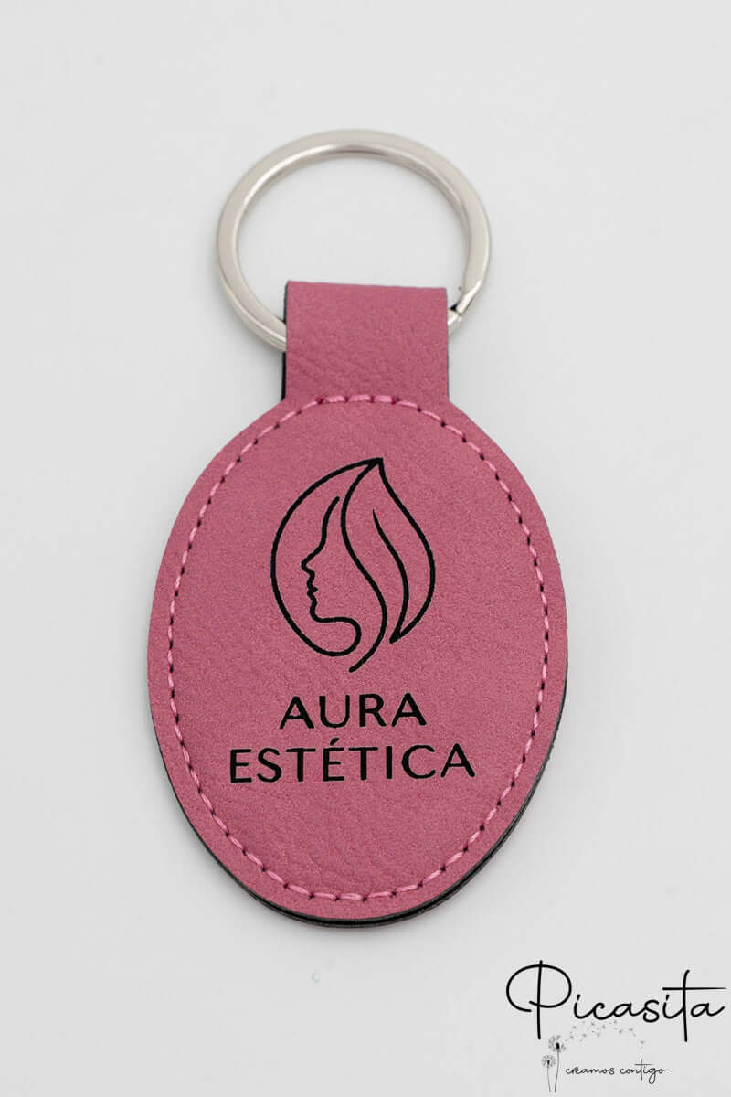 Llaveros de Cuero Sintetico Personalizados