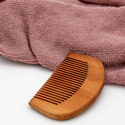 Peine de Madera Personalizado Caoba sin mango