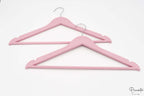 Percha Personalizada Adulto de Plástico Color Rosa