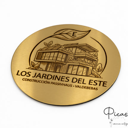 Posavasos de Acero Grabados