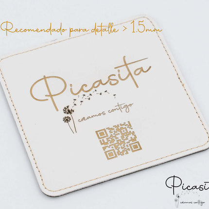 Posavasos de Cuero Sintético