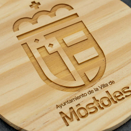 Posavasos de Madera Personalizado
