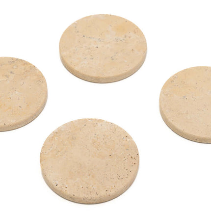 Posavasos Personalizados de Marmol Travertino