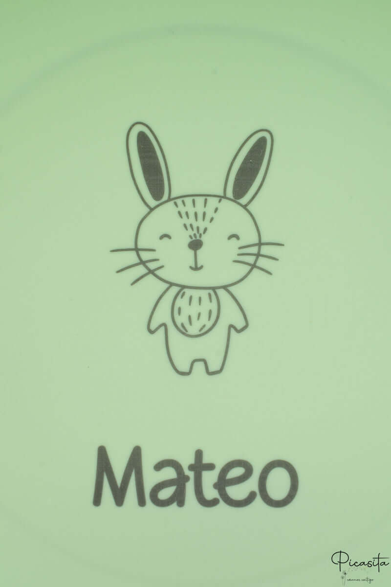 Set Vajilla Infantil Personalizada (Plato, Bol, Vaso)
