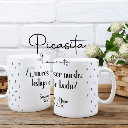 Tasse Veux-tu être mon témoin ?