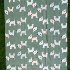 Chiots (90x170) (Vert)